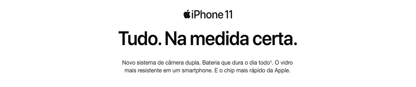 iPhone 11 Apple 128GB Preto - Câmera Dupla 12 MP + Selfie 12MP Tela 6,1 iOS 13